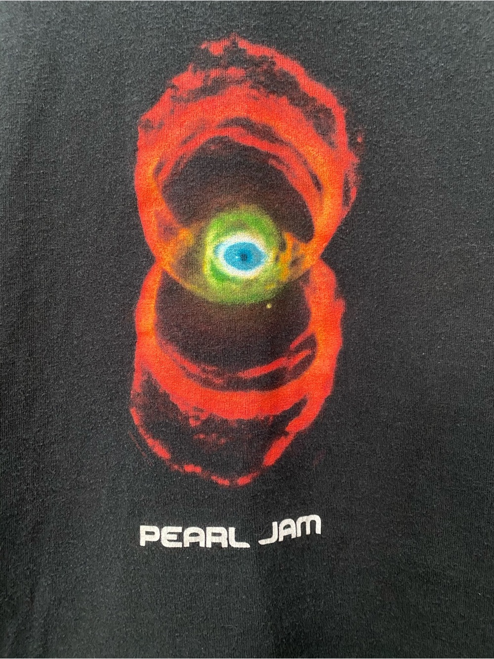 Vintage Y2K Pearl Jam Black Graphic Band Tee Tshirt Shirt Binaural Tour Anvil XL - Picture 3 of 5